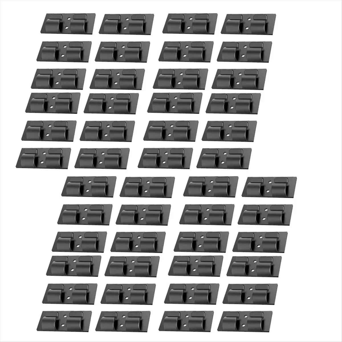 [N84R] 100Pcs Hooks for Outdoor String Light Garland Light Clip Heavy Duty Cable Cord Clip Hanging Rope Wall Holder Accessories