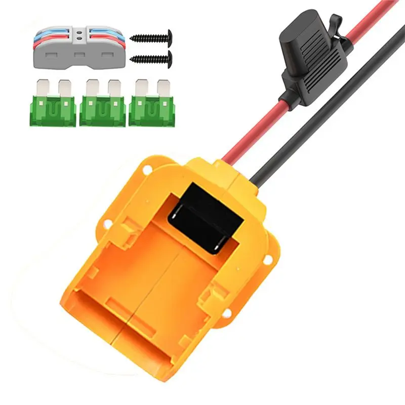 A30F-Car Jump Starter Car Booster With 3 Fuses For 20V Battery Adapter Emergency Booster Starting Device
