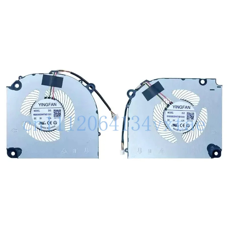 New Original Laptop Cooling CPU+GPU Fan for Colorful Hidden Star P15 P16 23 24 fan Gigabyte RC55 G5 KF DC5V 1A 0.2