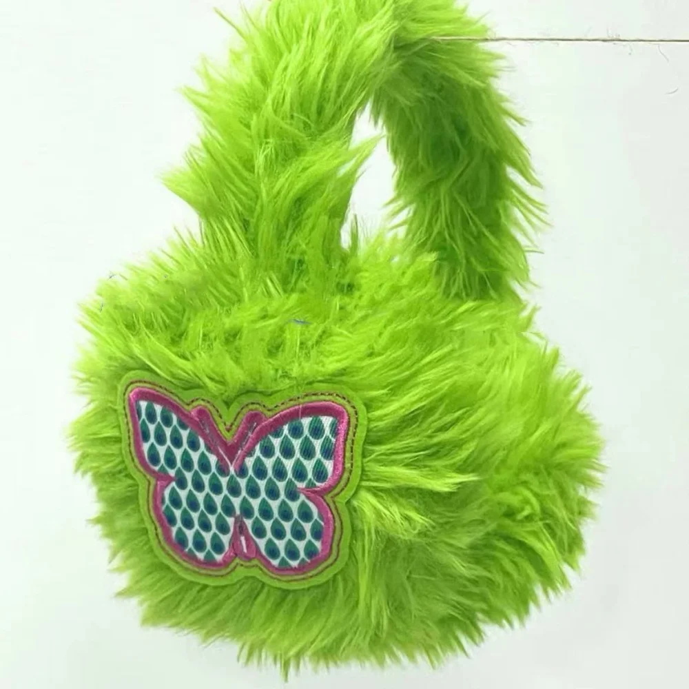 ثقافة فرعية شتاء دافئ أفخم سماعات الأذن الألفية Y2K للفتيات طوي حماية الأذن ركوب الدراجات اكسسوارات الديكور