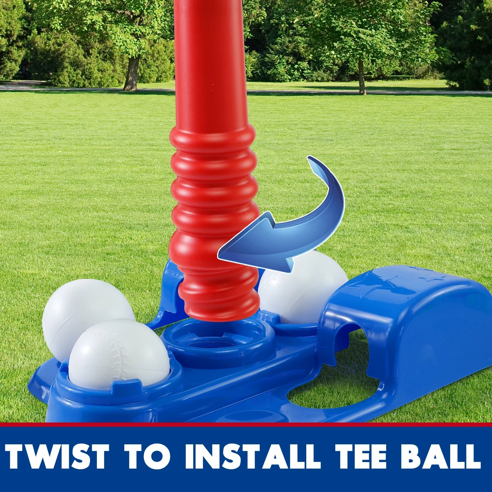 Baseball Tee,Baseball Set for Toddlers,Teeball Batting Tee,Pitching Machine,Toy for Boys&Girls,Halloween/Christmas/Thanksgiving