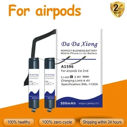 DaDaXiong-High Quality Battery for Airpods, Bluetooth Headphones, Replace Battery, Charging Chamber, 1, 2, 3 Pro