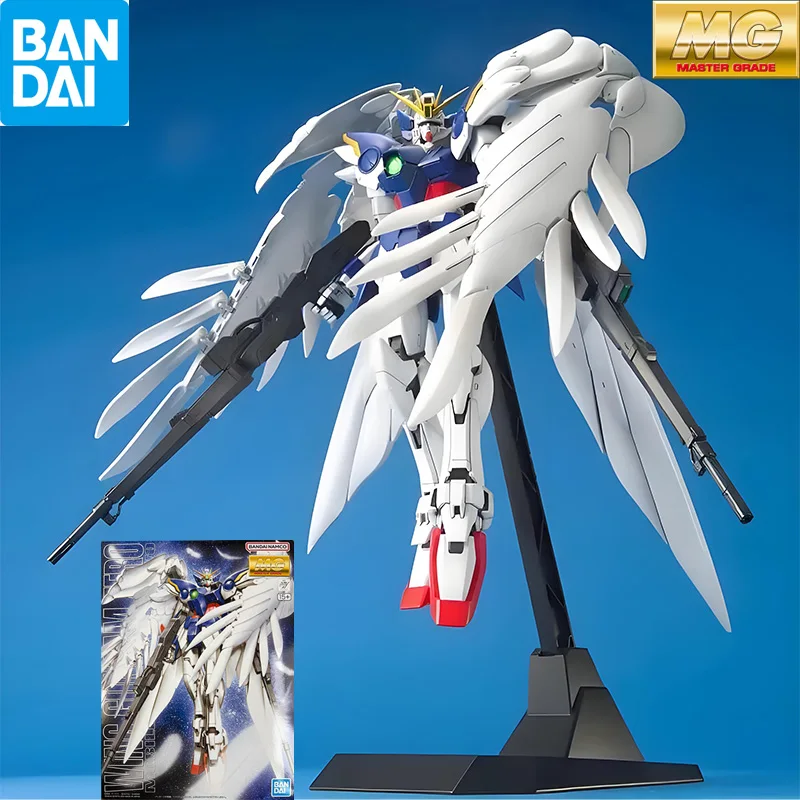 Bandai Originele MG Master Grade Serie XXXG-00W0 Flying Wing Gundam Nul EW Anime Montage Figuren Model Speelgoed Collectible Jongens