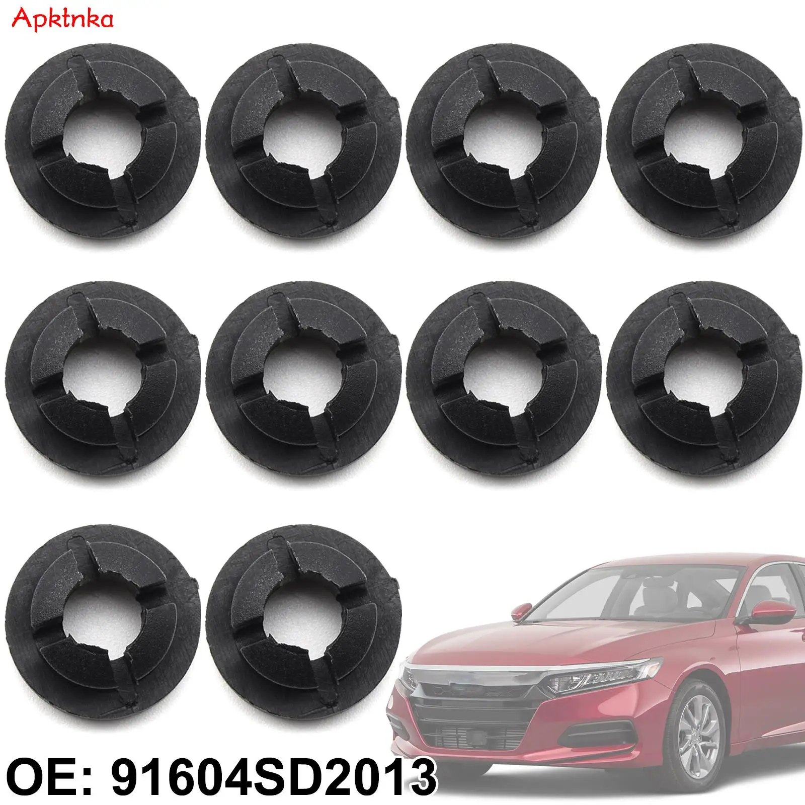 10x For Honda Accord CR-V Odyssey Civic Fit For Acura Integra RSX Car Hood Rod Clip Support Prop Grommet Clips 91604SD2013 Parts