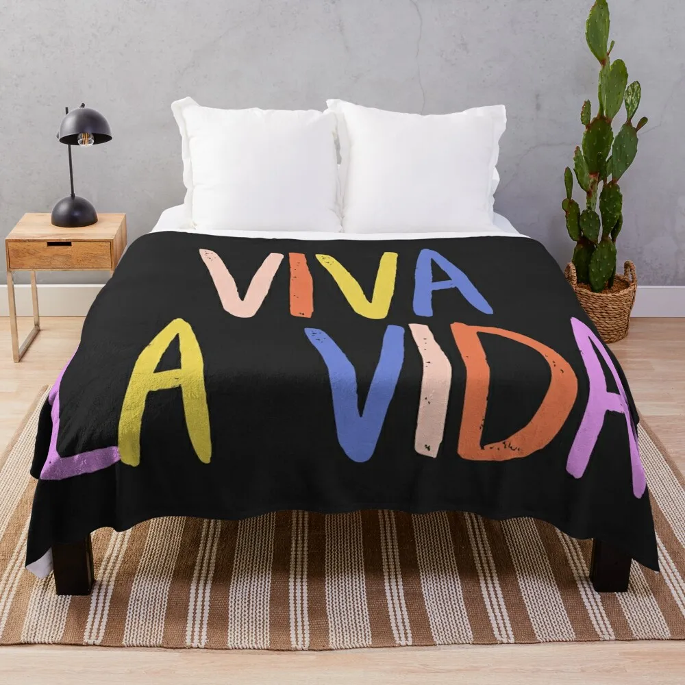 

VIVA LA VIDA Throw Blanket Summer Moving Plush Blankets