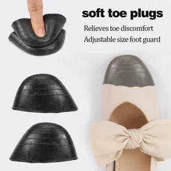 1 pairs fillister head Anti Forward Sliding Toe Pad Cuttable PU Foam Toe Plugs,Washable Shock Resistant Toe Inserts Shoe Filler