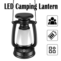 Charging Decoration Atmosphere Light Camping Lamp Outdoor Portable Solar Desk Home Retro Table Emergency Decor Led Lantern Horse