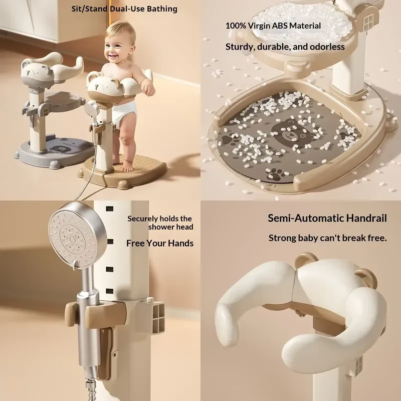 Baby Standing Shower Gadget Baby Bathtub Anal Wash Gadget Standing Shower Stand Shower Stand Slip Bracket Bath Basen