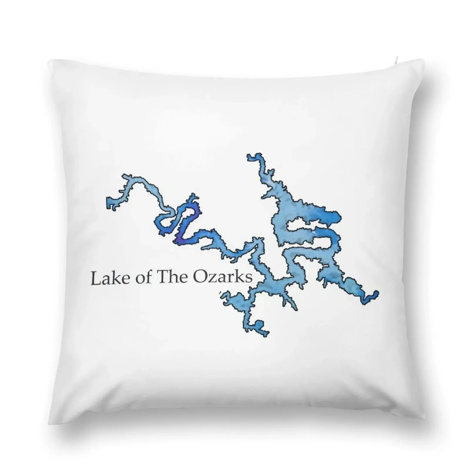 

Lake of the Ozarks Sticker Throw Pillow christmas cushions covers Custom Cushion pillow