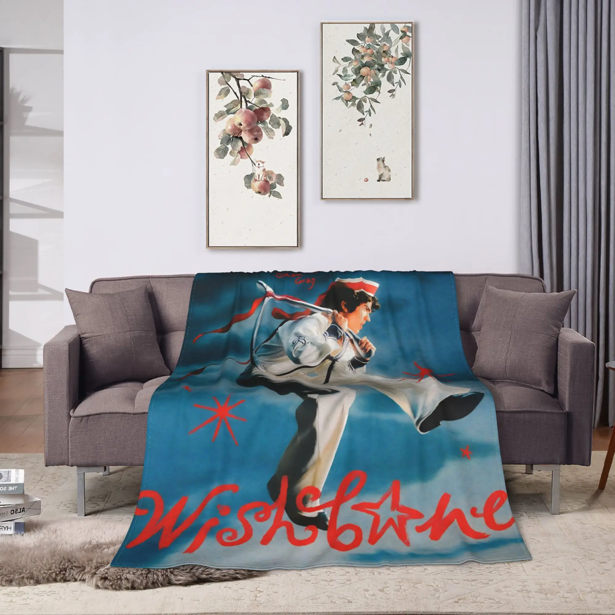 Conan Gray wishbone Blanket American Singer Travel Office Flannel Throw Blanket For Bedroom Warm Bedspread Birthday Present