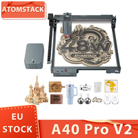 ATOMSTACK A40 Pro V2 48W Laser Engraver, with Auto Air Assist, 500mm/s Speed, 0.01mm Precision, 0.08x0.1mm Laser Spot, 395*385mm