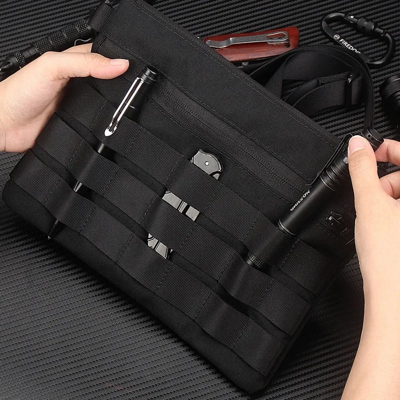

Уличная тактическая сумка Molle EDC для инструментов, многофункциональная портативная армейская сумка-подсумок для альпинизма и кемпинга, органайзер для мелочей с креплением на ремень