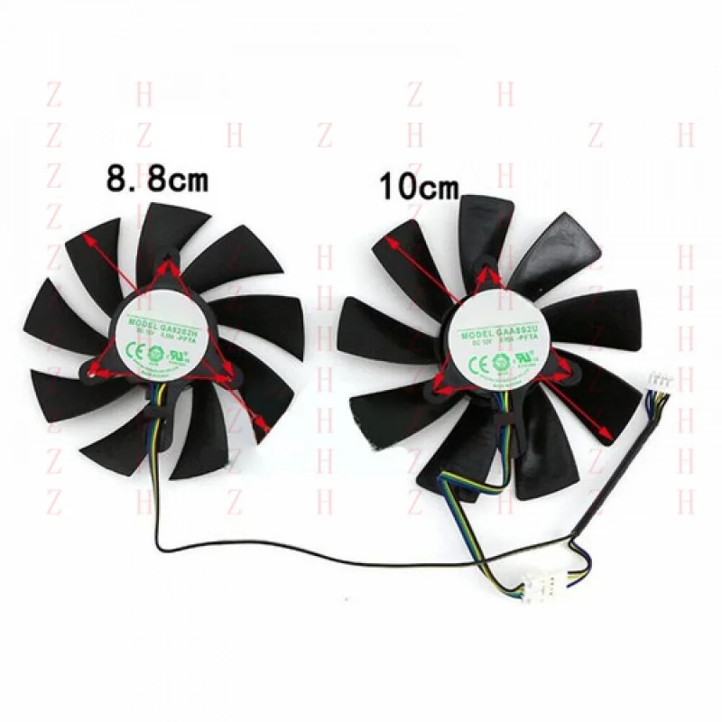 XXZ   1PC For Super MINI Graphics Cooling Fan GA92S2H/GAA8S2U ZOTAC RTX2070 100mm 88mm