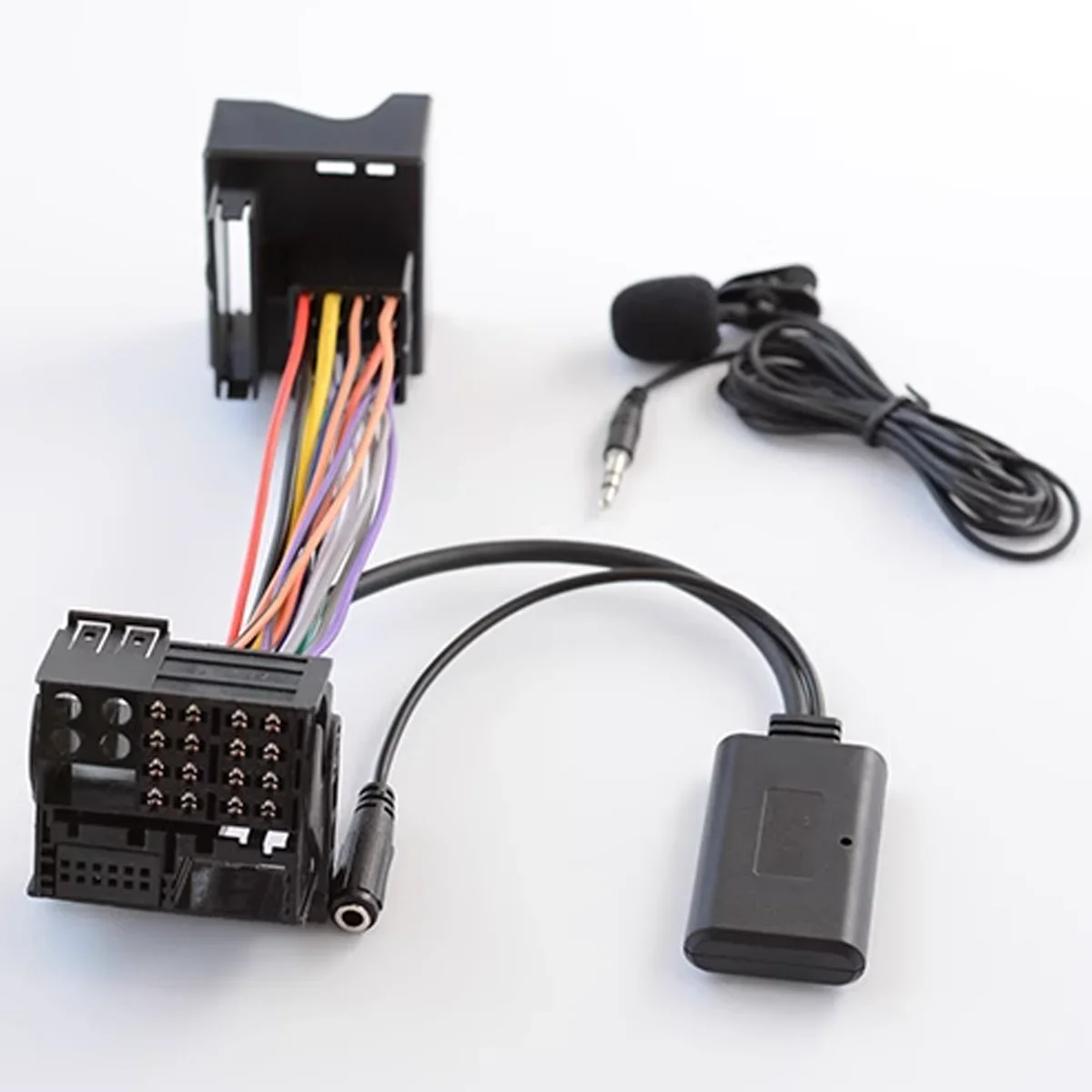 HeadUnit Install Full Harness Plug Microphone Handsfree Bluetooth 5.0 AUX Adapter For OPEL CD30 Mp3 CDC40 CD70 DVD90