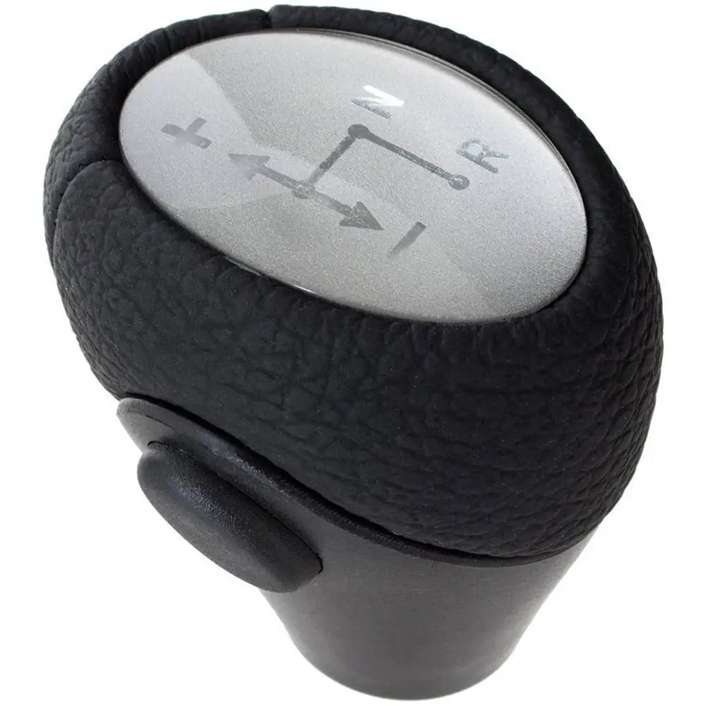 

Автомобильная ручка переключения передач, ручка из искусственной кожи, автоматическая коробка передач, черный, серебристый чехол для Smart 450 451 450 452 1998-2019