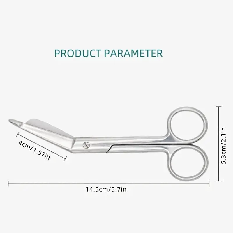 Tesoura de gaze de aço inoxidável 11/14cm, tesoura cirúrgica para vestir, gesso doméstico, tesoura de enfermeira