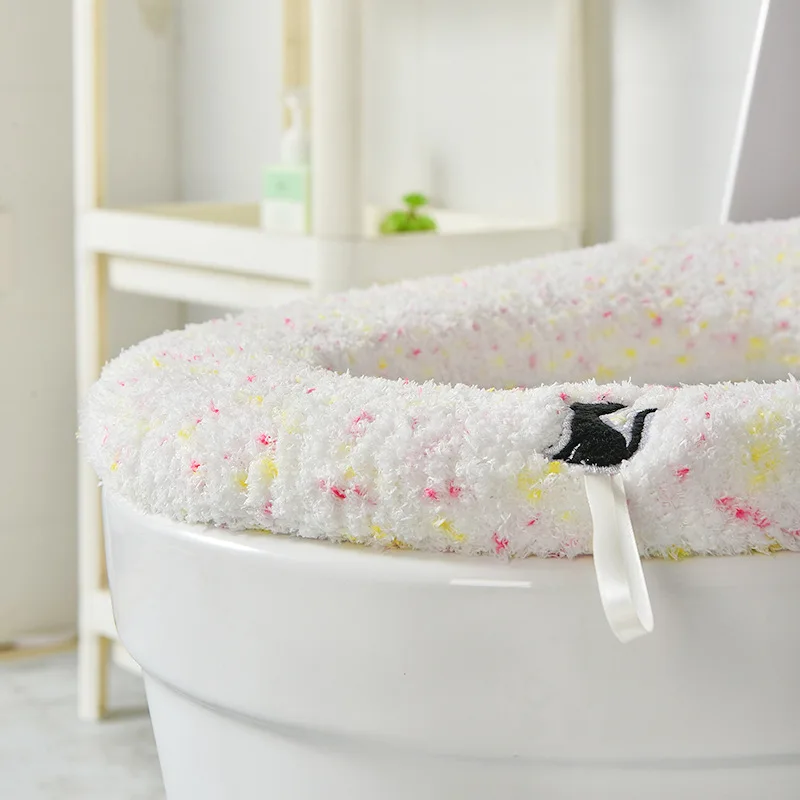 3376 Toilet Cushion Four Seasons Universal Household Toilet Cushion Winter Universal Toilet Cover Winter Toilet Washer