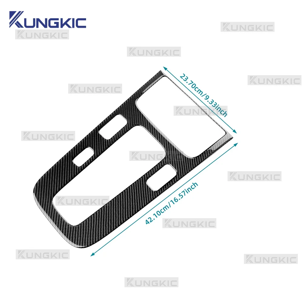 Real Soft Carbon Fiber Sticker LHD For New Dodge Attitude GAC Empow 2024 2025 Car Center Console Gear Shift Panel Accessories view 5