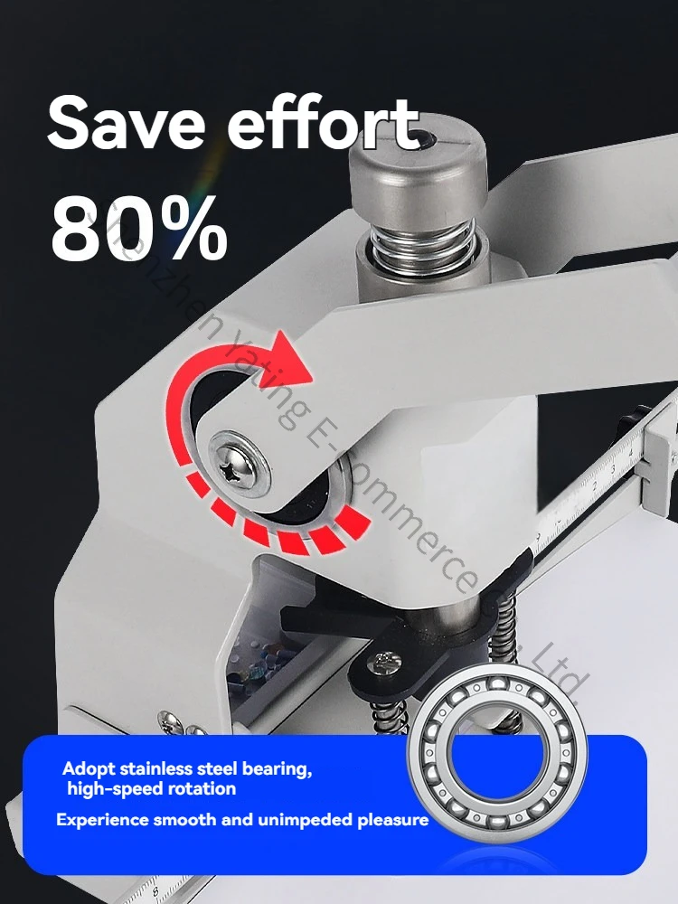 T30+ Manual Punching Machine Single Hole Round Hole Tag Pvc A4 Financial Voucher Binding Accounting Bill Small Drilling Paper