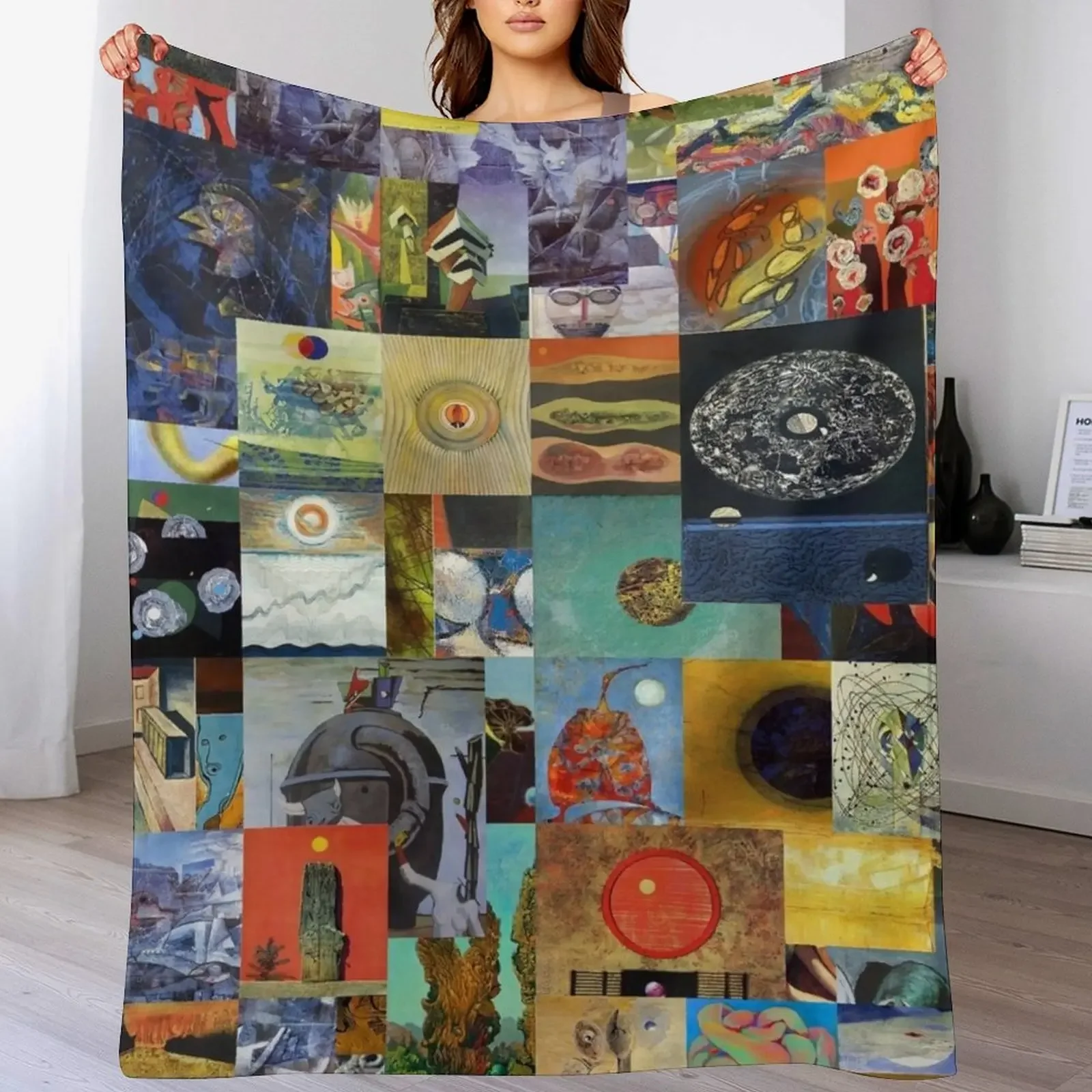 Max Ernst Throw Blanket Soft Home Decor Blanket for Couch Bedroom