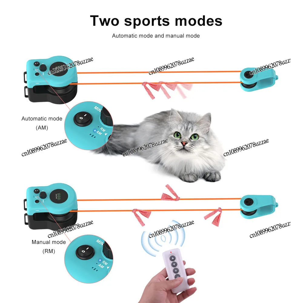 

Интерактивная игрушка для кошек Running Cat Toy Cat, с перьями, на радиоуправлении, со звуком