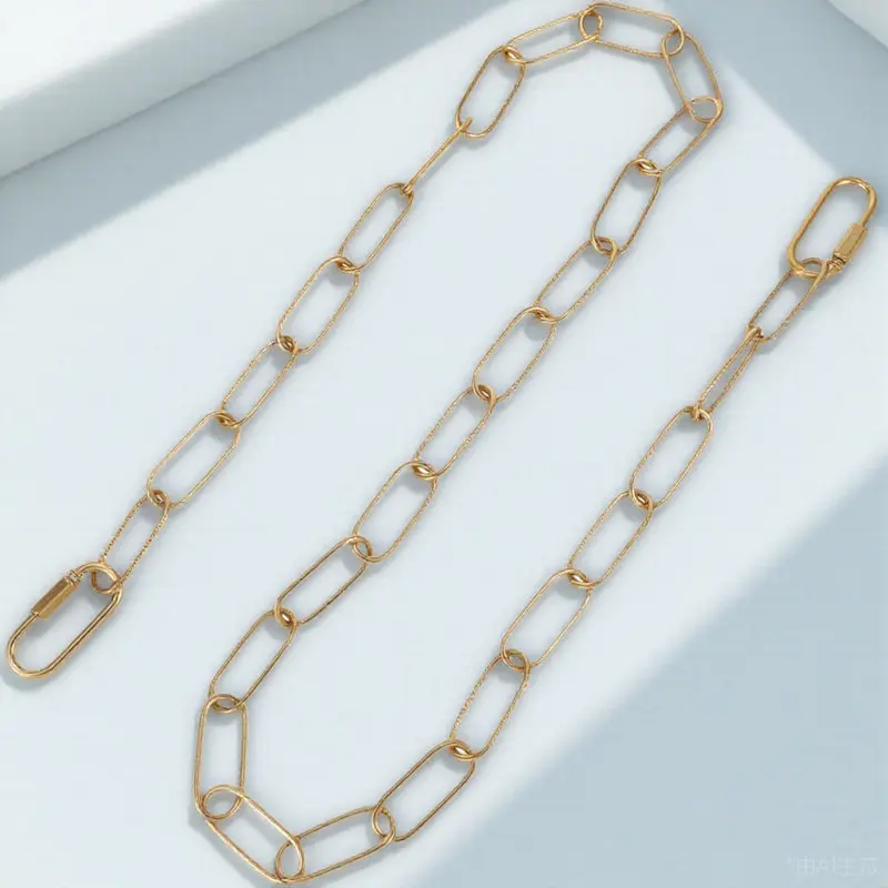 1Set Iron Heavy Duty Chandelier Hangings Chain Industrial Pendant Light Fixture Chain Connection Locks for Home Office
