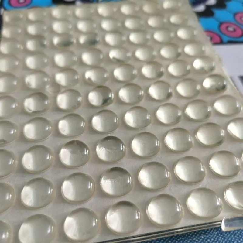 Y1UB Transparents SelfAdhesive Buffers Pad Silicone Door Stoppers Cabinet Bumpers Wall