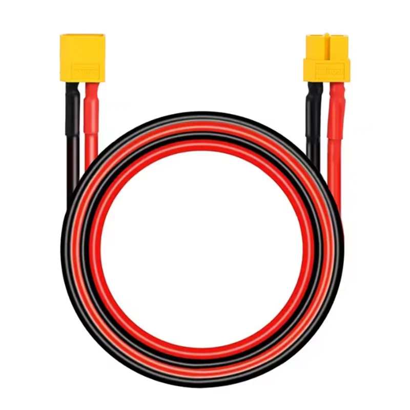 XT60 12AWG Parallel Battery Connector Male/Female Cable Dual Extension 40/60/200/300CM Silicone Wire for RC Battery Motor