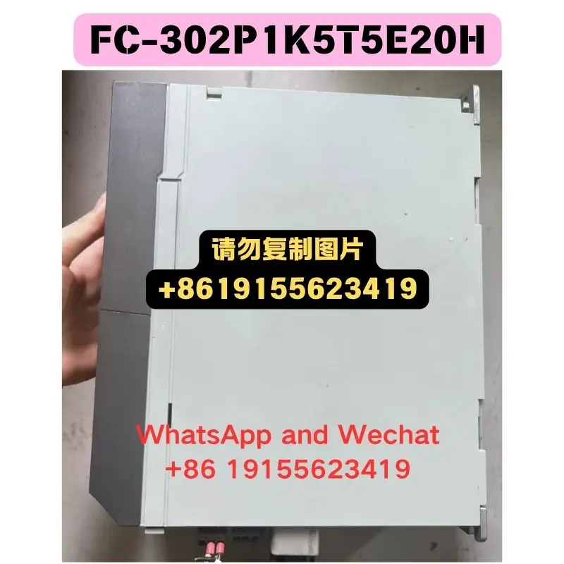 Used OEM disassembled parts FC-302P1K5T5E20H frequency converter Functional test OK Quick delivery