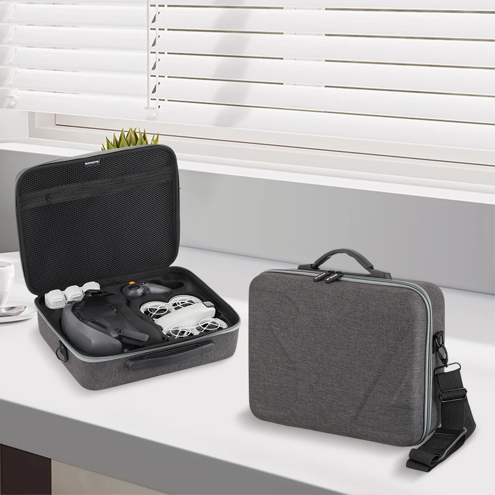 Carrying Case Portable Travel Storage Bag Hard Shoulder Bag Travel Case for DJI Neo Drone Goggles N3 and Batteries