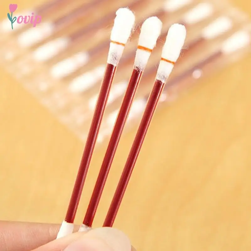 50Pcs Disposable medical iodine sticks-portable iodine disinfection cotton swabs for emergency wound care and sterilization