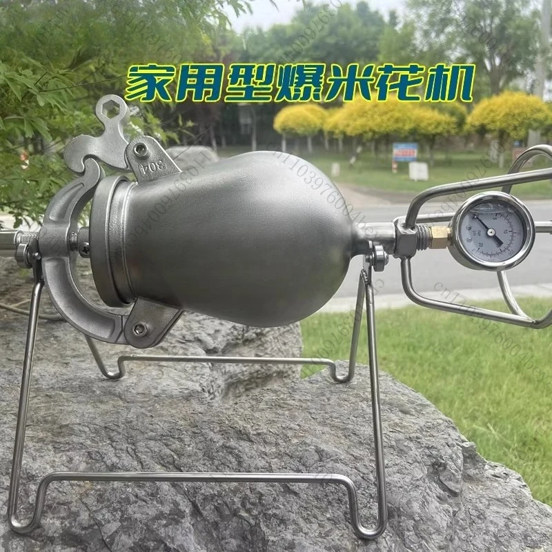 530ml Home Old Popcorn Maker Grain Amplifier Machine 720ml Hand-cranked Puffed Rice Corn Making Machines