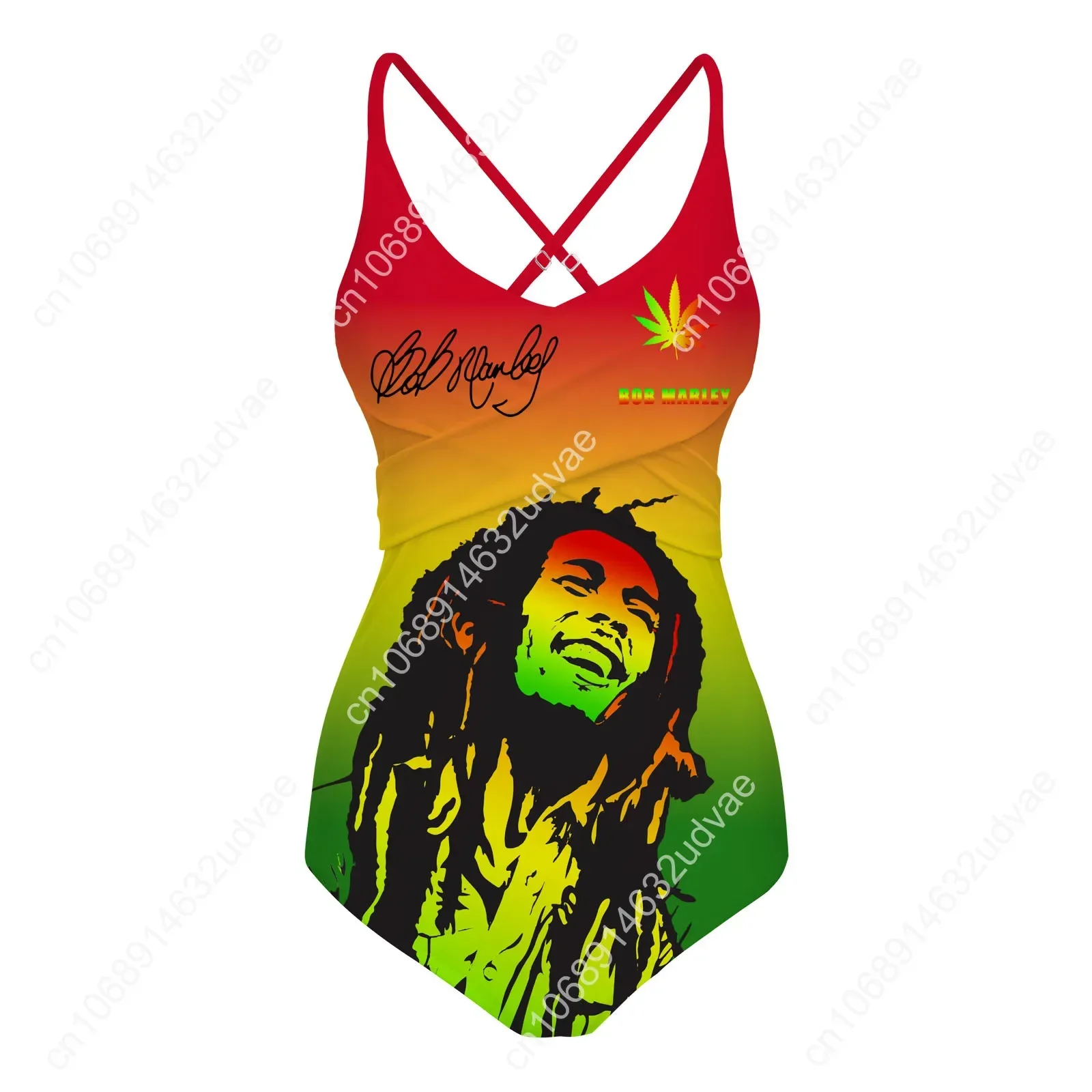 Bob Marley Swimsuit Womens Sling Swimsuits Personalized Sexy Swimwear Pool Party Beach Bikini Summer Customize Bathing Suits
