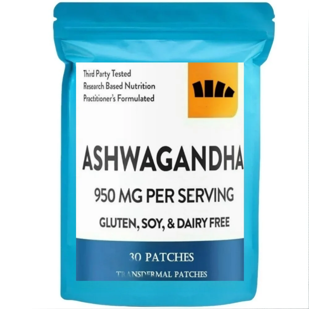 

30 Patches Ashwagandha Complex Transdermal Patches Stress Relief, Upports Quality Sleep, Focus & Positive Mood