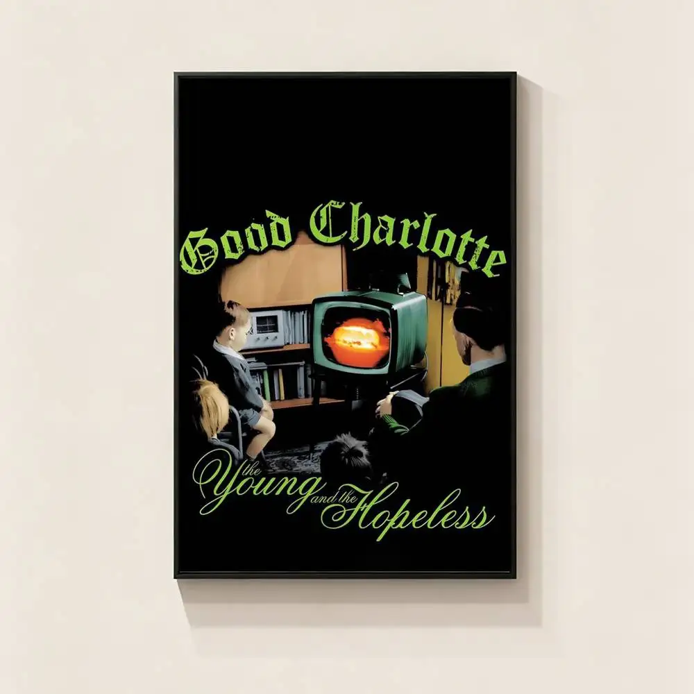 Pop-rock g-Good Charlotte Band Poster Picture Canvas Painting Wall Art Home Decoration Print