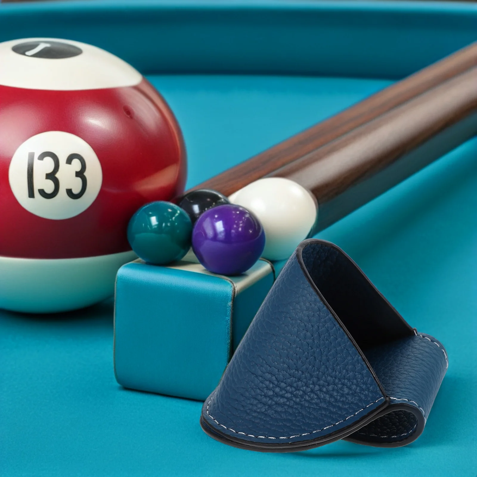

Billiards Pink Bag Retractable Chalk Holder Pool Cue Snooker Case Pocket Small Stick