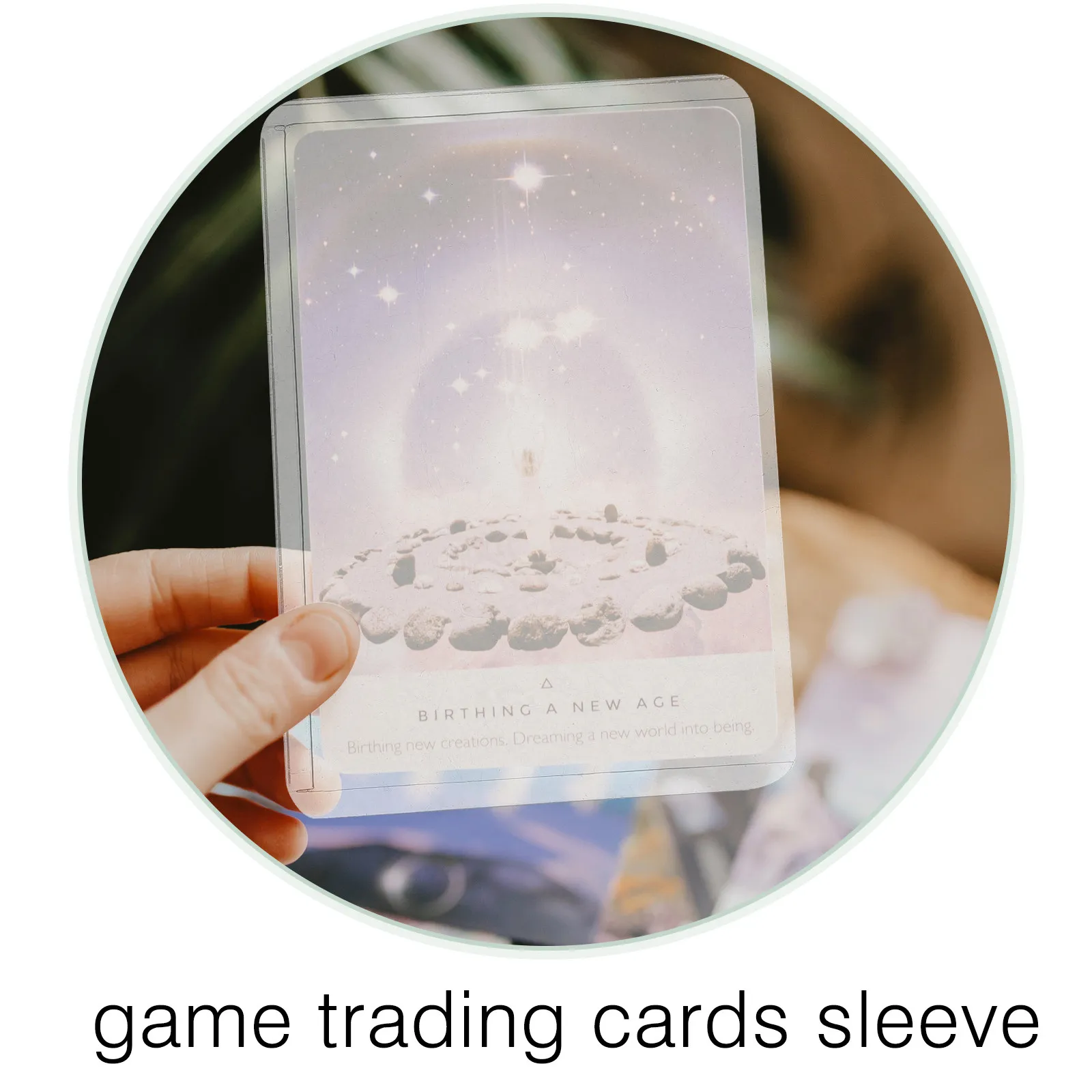 20Pcs Premium Clear Card Sleeves Photo Protection Covers for Trading Cards Game Cards Postcards Photos Bills Coupons Safe