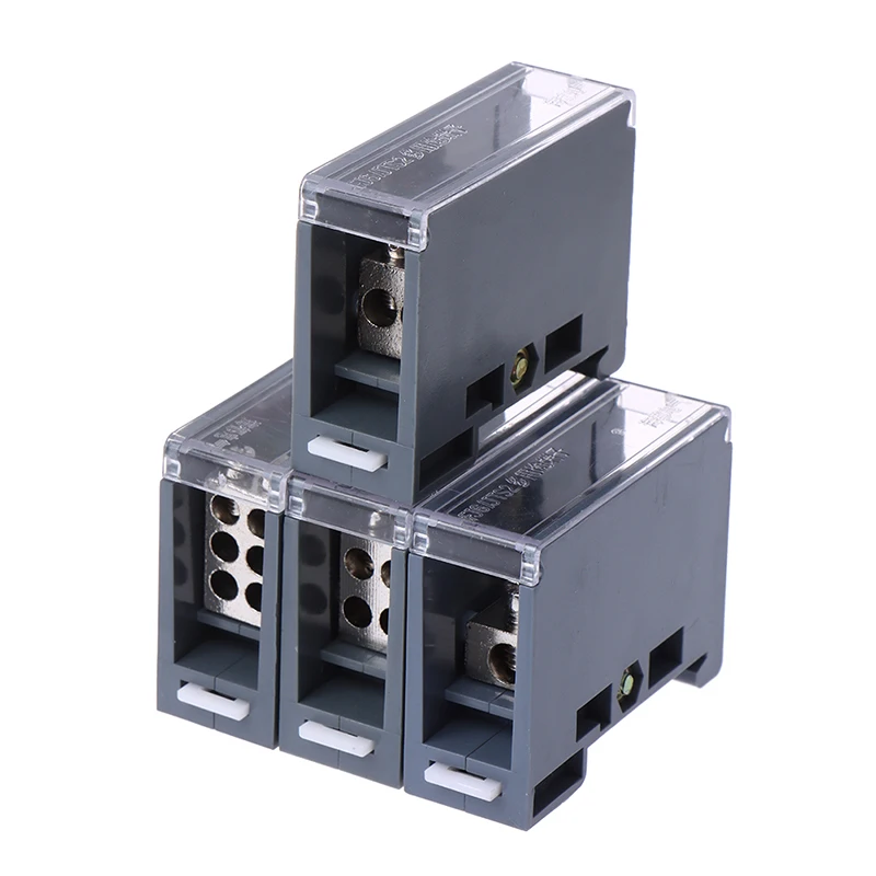 Picture 6: 1PCS 1 in 1/2/4/6 Out 150A Din Rail Terminal Block Distribution Box One in Multiple Out Power Junction Box for Circuit Breaker