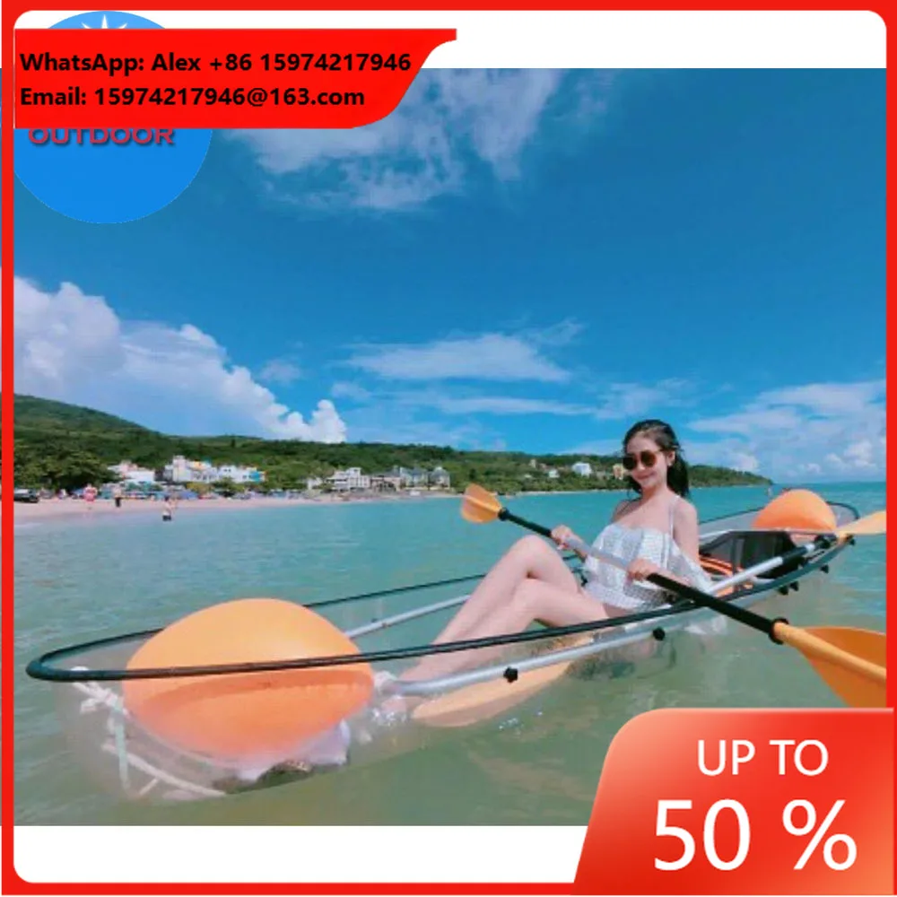 Wholesales Transparent Boat See Through Canoe Kayak