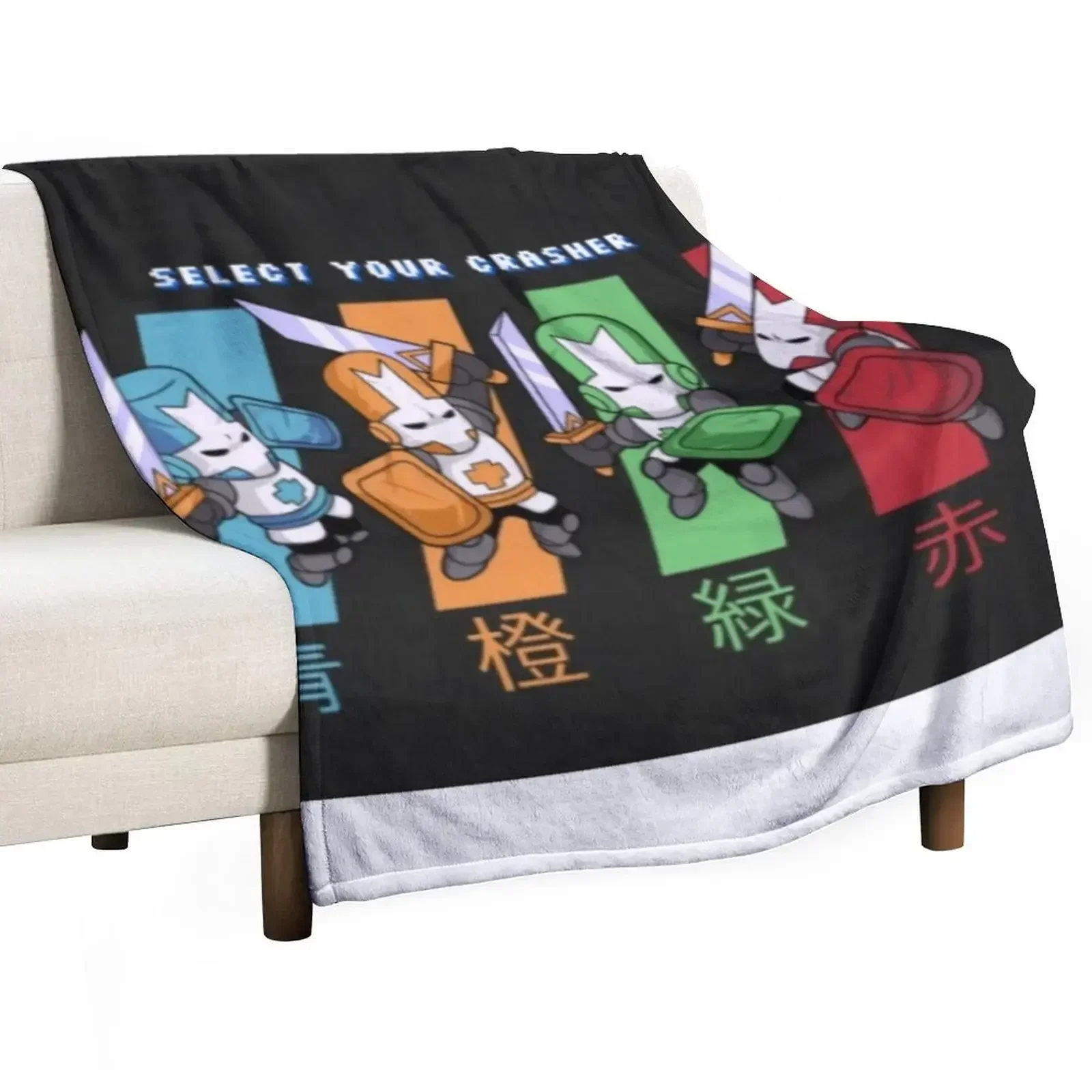 

Castle Crashers in Time Throw Blanket Designers Stuffeds valentine gift ideas Personalized Gift Blankets