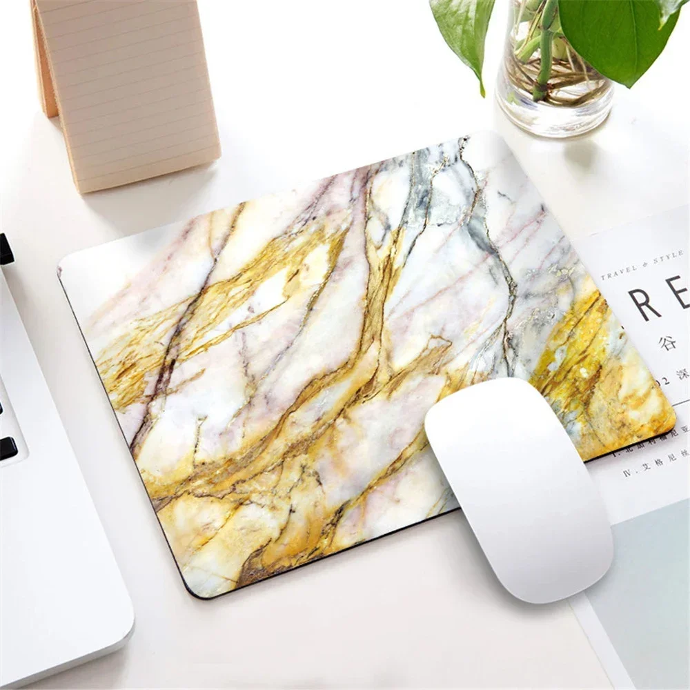 Small Mouse Pad Gamer Computer Desk Mat Pad Rectangle Non-slip Rubber Base Deskpad Table Mat Home Office Desk Accessories