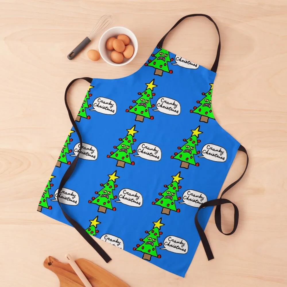 

Cranky Christmas Apron Waterproof Kitchen For Women Kitchen And Household Goods Apron