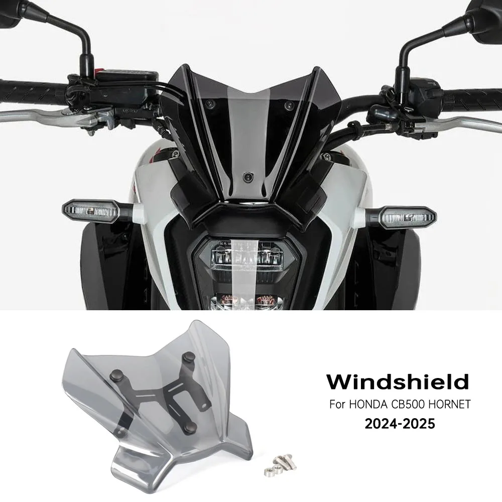 

Для HONDA CB500 HORNET CB 500 Hornet 2024 2025: Комплект акрилового ветрового стекла/дефлектора для мотоцикла