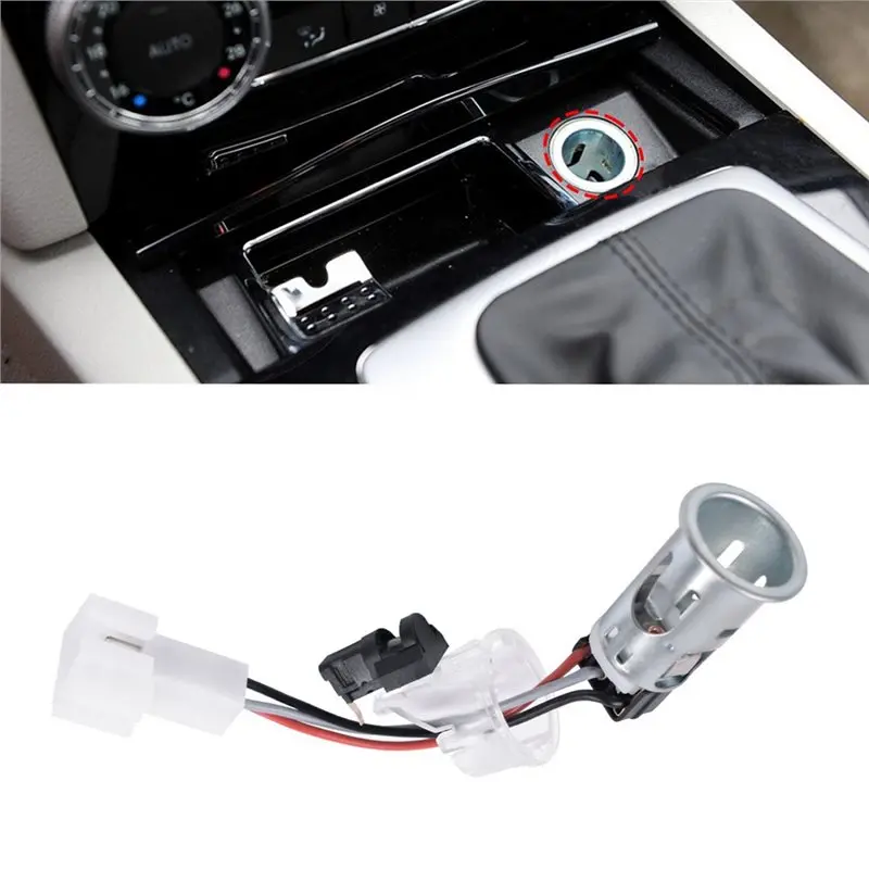 A91D Power Cigarette Lighter Socket Plug For Benz W204 W207 W218