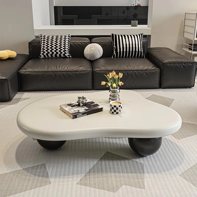 Coffee table household living room small apartment special-shaped table tea table