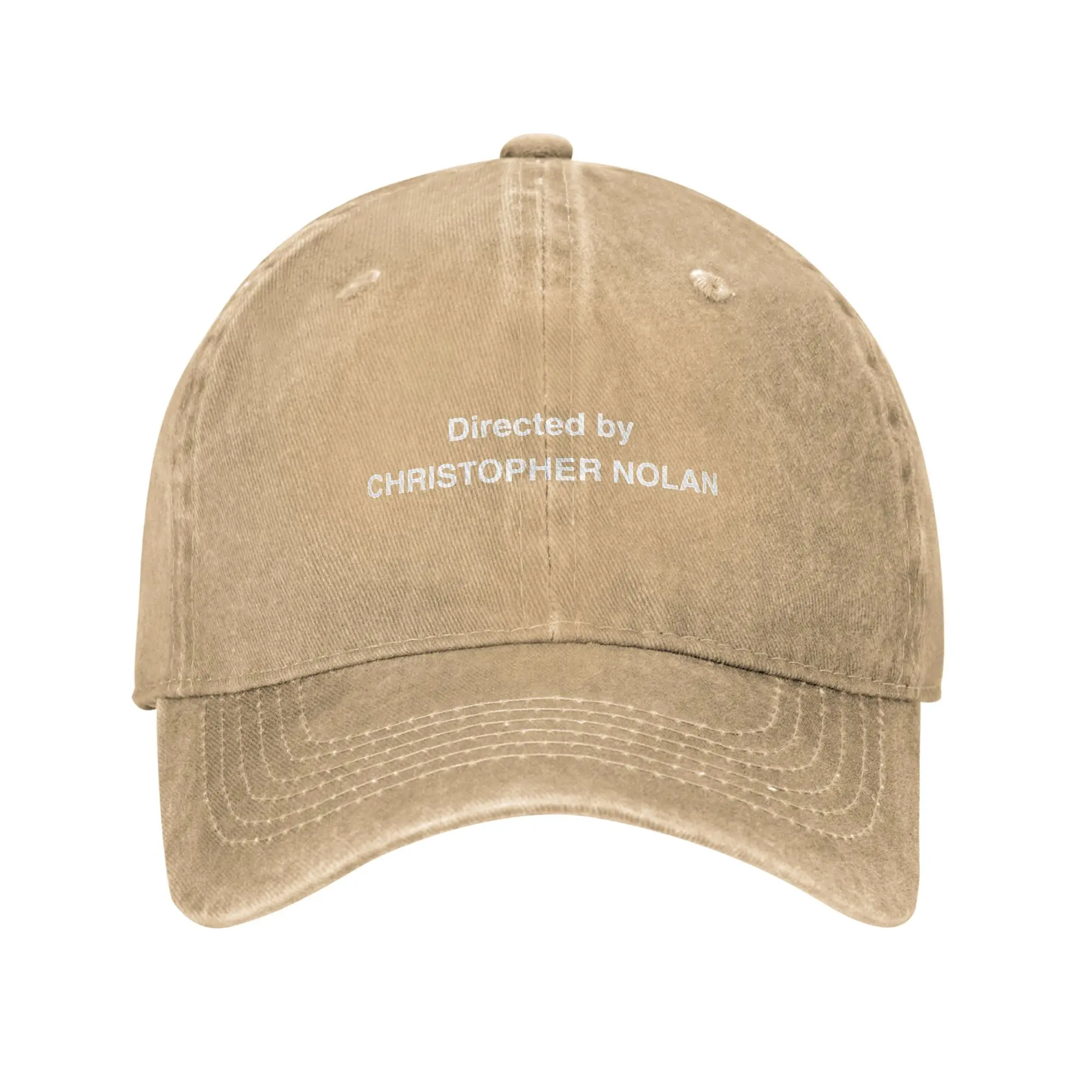 Directed by Christopher Nolan Fashion Baseball Cap  Retro Caps  Barbecue Party Caps