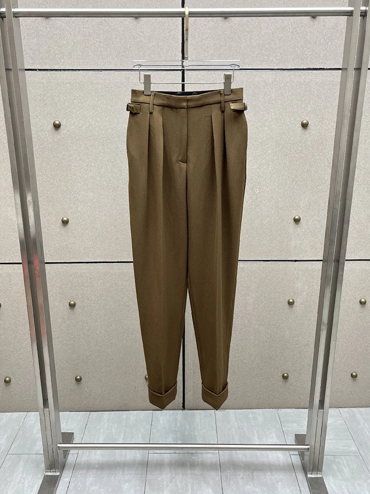 Tapered trousers, new stylish and elegant women's long pants for autumn/Winter 2026