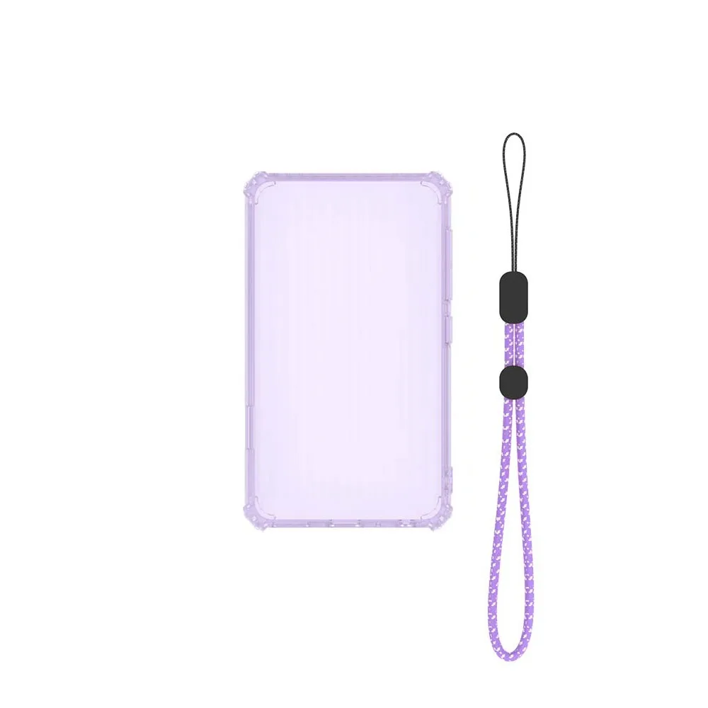 Transparent Protective Case Soft TPU with Lanyard MP3 Player Cover Anti-Scratch Shockproof for Innioasis G1/G3 MP3 Player