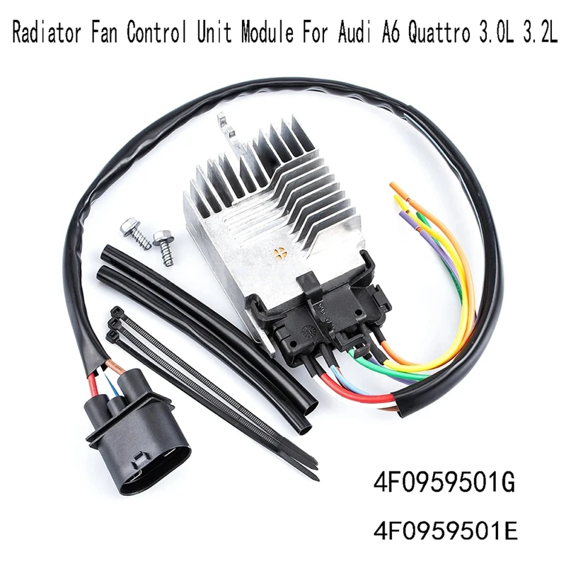 

4F0959501E Radiator Fan Control Unit Module For A6 Quattro 3.0L 3.2L 4F0959501G Replacement Parts