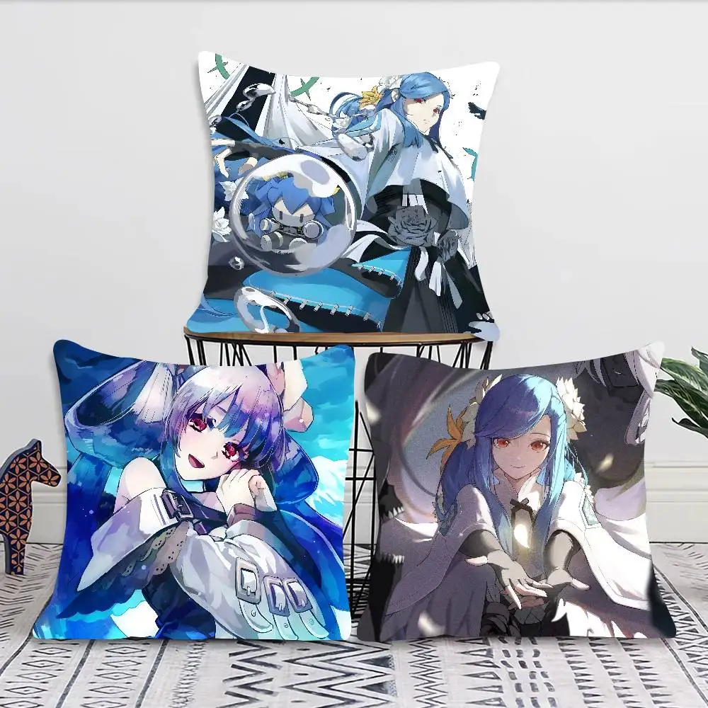 Queen Dizzy Fighting Game G-Guilty Gear Pillow Case Fashion Square Pillowcase Bedroom Sofa Room Ins Decoration Leisure
